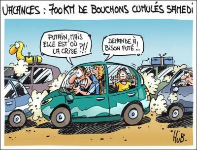 Vous êtes un grand fumeur, et coincé dans les embouteillages, vous n'avez plus une cigarette pour faire passer votre énervement !