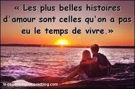 En amour la tiédeur glace.