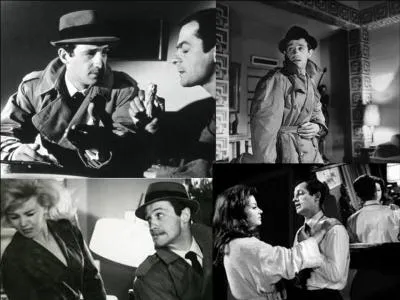 C'est un film policier, thriller français de 1962, il a été réalisé par Jean-Pierre Melville.
Jean-Paul Belmondo, Serge Reggiani, Jean Desailly, Michel Piccoli font partie de la distribution. 
Le titre du film veut dire « chapeau » ou, en argot du milieu, « indicateur ». Sinon c'est l'histoire d'une vengeance, d'un vol de bijoux et d'un casse.
Quel est ce film ?