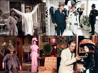 C'est un film dramatique américain de 1964, il a été réalisé par George Cukor.
Audrey Hepburn, Rex Harrison, Stanley Holloway, Wilfrid Hyde-White font partie de la distribution. 
Est-ce que le pari entre deux hommes permettra à cette jeune « cockney » de s'exprimer comme une personne de « la haute » ?
Quel est ce film ?