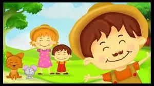 Dans la chanson enfantine "Le fermier dans son pré", qui prend l'enfant et que prend celui-ci ? (bien relire)