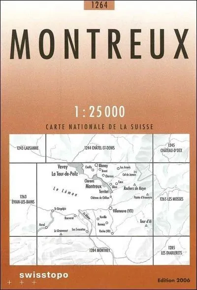 De quelle couleur sont les courbes de niveau sur une carte topographique ?