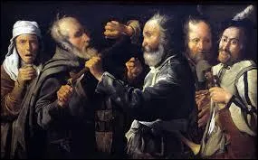 "Rixe de musiciens" est un tableau de ...