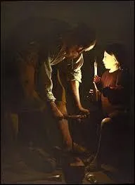 "Saint-Joseph charpentier" est un tableau de ...
