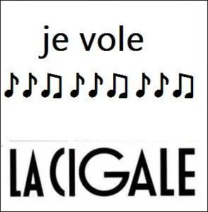 Les cigales ont une paire d'ailes.