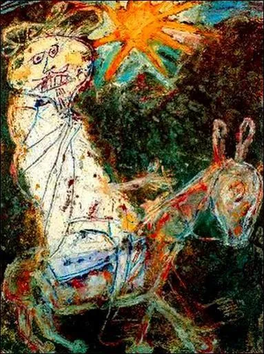 Qui a peint "Bedouin sur un âne" ?