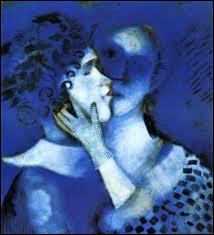"Les Amants bleus" est un tableau peint par ...
