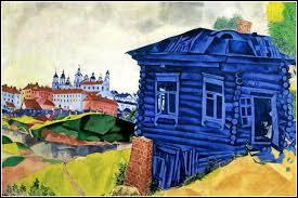 Qui a peint la tableau "La Maison bleue" ?