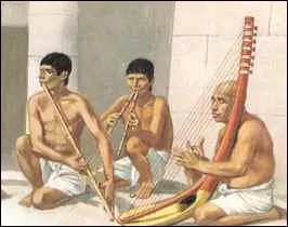 Chanteur et flûtiste très célèbre à la cour au IIIe millénaire av. J.-C.