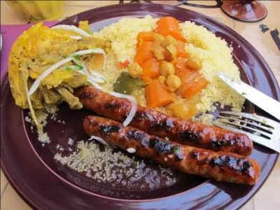 Dans les pays du Maghreb, avec quelle viande sont réalisées les merguez ?