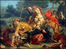 Savez-vous qui a peint le tableau "La Chasse aux lions" ?