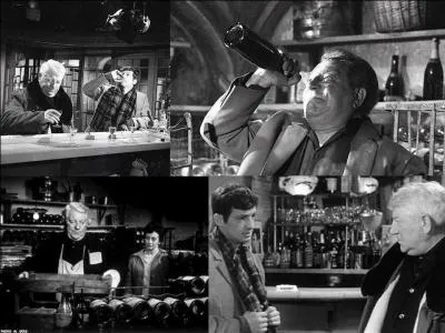 C'est une comédie dramatique française de 1962, il a été réalisé par Henri Verneuil.
Jean Gabin : Albert Quentin, Jean-Paul Belmondo, Suzanne Flon, Noël Roquevert font partie de la distribution. 
En juin 1944, au cours d'un bombardement allié, un hôtelier alcoolique décide d'arrêter de boire. Tiendras-t-il ? L'arrivée d'un client va le faire « craquer » ! 
Quel est ce film ?