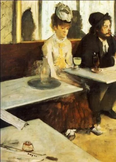 Qui a peint le tableau intitulé "L'Absinthe" ?