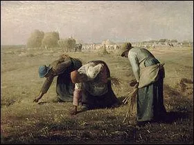 Quel peintre, co-fondateur de l'école de Barbizon, a peint de nombreux tableaux représentant des paysages dont "Les Glaneuses" ?