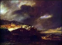 Le tableau "Paysage d'orage" a été peint par ...