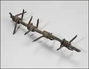 Vous avez reconnu de quoi il s'agit, OUI ! Eh bien, non, mesdames et messieurs, je ne vais pas vous demander quel est ce fil, je ne vais pas vous demander à quoi il sert. 
Mesdames et messieurs, je vous demande, quand a été inventée la ronce artificielle par un Français !