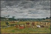 "Paysage de vaches" est un tableau de (d') ...