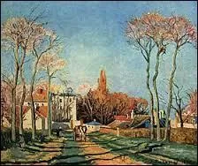 Savez-vous qui a peint ce tableau intitulé "Entrée du village de Voisins" ?