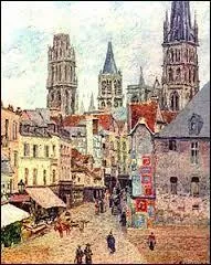 Le tableau "Rouen, rue de l'Épicerie" a été réalisé par ...