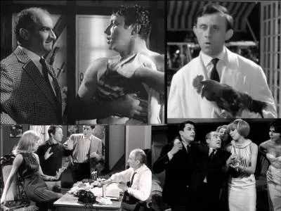 C'est un film comique, burlesque de 1963, il a été réalisé par Jean Girault.
Louis de Funès, Mireille Darc, Philippe Nicaud, Jacqueline Maillan… font partie de la distribution.
Madame se fait avoir en achetant des terrains prétendument pétrolifères. En plus, son excentricité lui a fait adopter un coq. Son mari essaye de « fourguer » à un riche naïf ces terrains de sa femme ! 
Quel est ce film ?