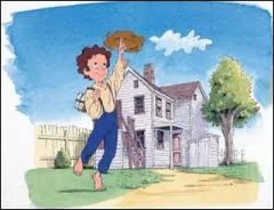 Gaston continuait de faire l'école _________ !