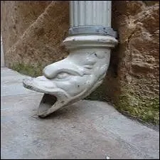 Qu'est-ce qui relie la gouttière au chéneau ?