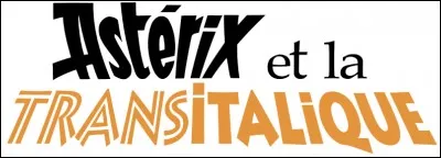 En comptant le livre "Astérix et la Transitalique", combien existe-t-il de livres "officiels" ?