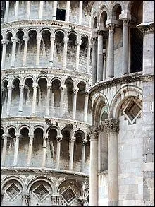 À partir de quel étage la tour de Pise a-t-elle commencé à pencher ?