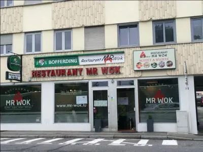 Pas évident à voir sur l'image, je vais donc vous aider. Sur la pancarte blanche, en haut à droite, il y a marqué : Buffet à wlonté, alors faute ou pas.