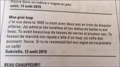 Euh, une déclaration pareille, personnellement ne me donne pas envie d'aller boire un café avec elle. Si le coeur vous en dit, amusez-vous à corriger ce message en entier. Nous allons nous concentrer sur la deuxième phrase, sauf si bien sur elle est bien orthographiée ou pas.