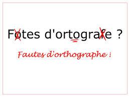 Quiz Orthographe