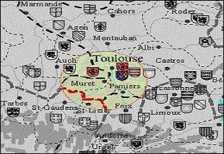 Où, le roi Pierre II d'Aragon, contre qui Simon de Montfort guerroyait, trouva-t-il la mort ? Lors du ----.