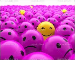 Combien y a-t-il de smileys jaunes ?