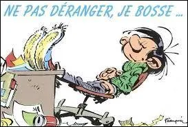 Au Journal de Spirou, Gaston Lagaffe est ...