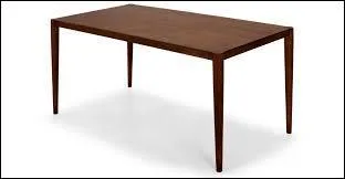 Que signifie &laquo; table &raquo; en anglais ?