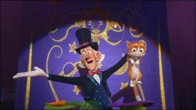 Quel est ce film d'animation, où le petit chat ( image) se retrouve par hasard dans la maison du vieux magicien ( image ) ?