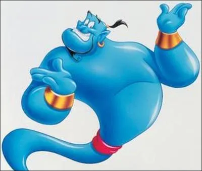 Quel héros des contes des mille et une nuits est aidé par les tour de magie de ce génie ?