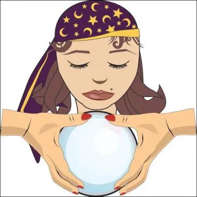 Un voyant pratique l'art de...