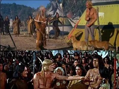 C'est un western américain, il a été réalisé par Elliot Silverstein.
Richard Harris, Manu Tupou, Corinna Tsopei, Judith Anderson font partie de la distribution. 
Un noble anglais chasse aux USA sur le territoire sioux. Il est attaqué par eux et fait prisonnier. Il cherche à s'évader.
Quel est ce film ?