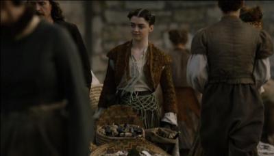 Que vend Arya Stark sur le marché de Braavos ?