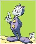 Comment s'appelle ce petit extra-terrestre que l'on peut rencontrer dans l'album d'Astérix "Le ciel lui tombe sur la tête" ?