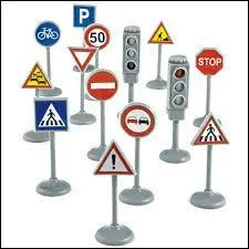 De quelle couleur sont les panneaux portant des indications touristiques ?