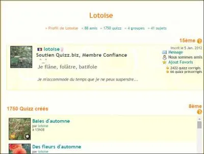 Notre cher Lotoise a obtenu le statut "Membre Confiance", il y a quelques jours.