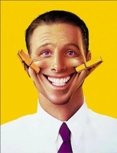 Rire de manière forcée, c'est faire un "Rire...".