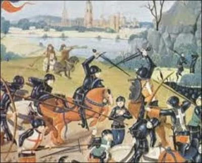 Quelle lourde défaite française a lieu pendant la guerre de Cent Ans, le 25 octobre 1415, face aux Anglais ?