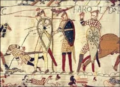 Quel est le nom du roi anglo-saxon que bat Guillaume le Conquérant lors de la bataille d'Hasting, le 14 octobre 1066, qui lui permettra de monter sur le trône anglais ?