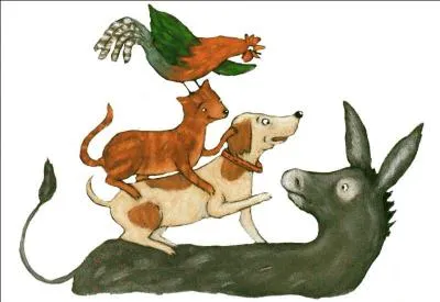 Dans ce conte des frères Grimm, dans quelle ville allemande doivent se rendre ces quatre animaux musiciens ?