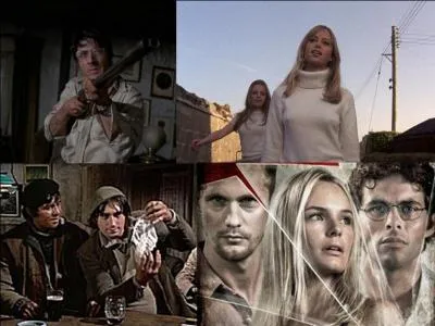 C'est un film dramatique et un thriller britannique. Il a été réalisé par Sam Peckinpah.
Dustin Hoffman, Susan George, Peter Vaughan font partie de la distribution. 
Un jeune couple décide de quitter la violence de la ville, il s'installe en Cornouailles. Les relations avec des jeunes gens qu'ils ont embauchés pour retaper leur vieille ferme vont se détériorer
Quel est ce film ?