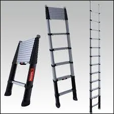 Quelle est la hauteur d'une échelle téléscopique ?