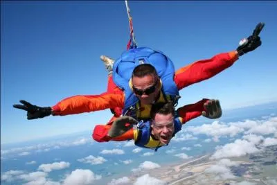 C'est une activit&eacute; consistant &agrave; chuter d'une hauteur allant d'une centaine de m&egrave;tres &agrave; plusieurs milliers pour ensuite retourner sur terre avec l'aide d'un parachute.